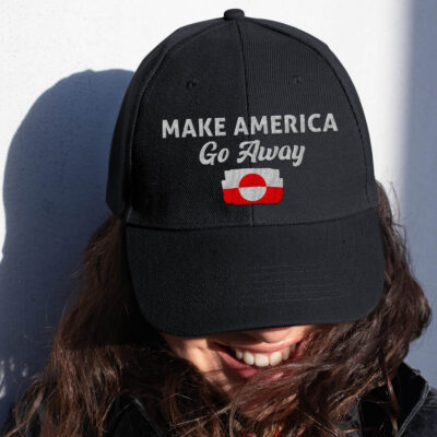 Make America Go Away Hats for Men Women Trendy Washed Distressed Baseball Twill Cap Hat