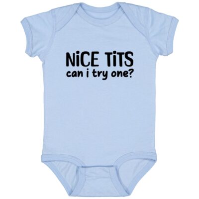 4424 Infant Fine Jersey Bodysuit, Light Blue, Infant Fine Jersey Bodysuit