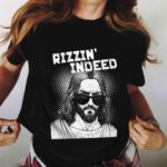 Rizzin' Indeed Funny Jesus Easter Christian Religious T-Shirt