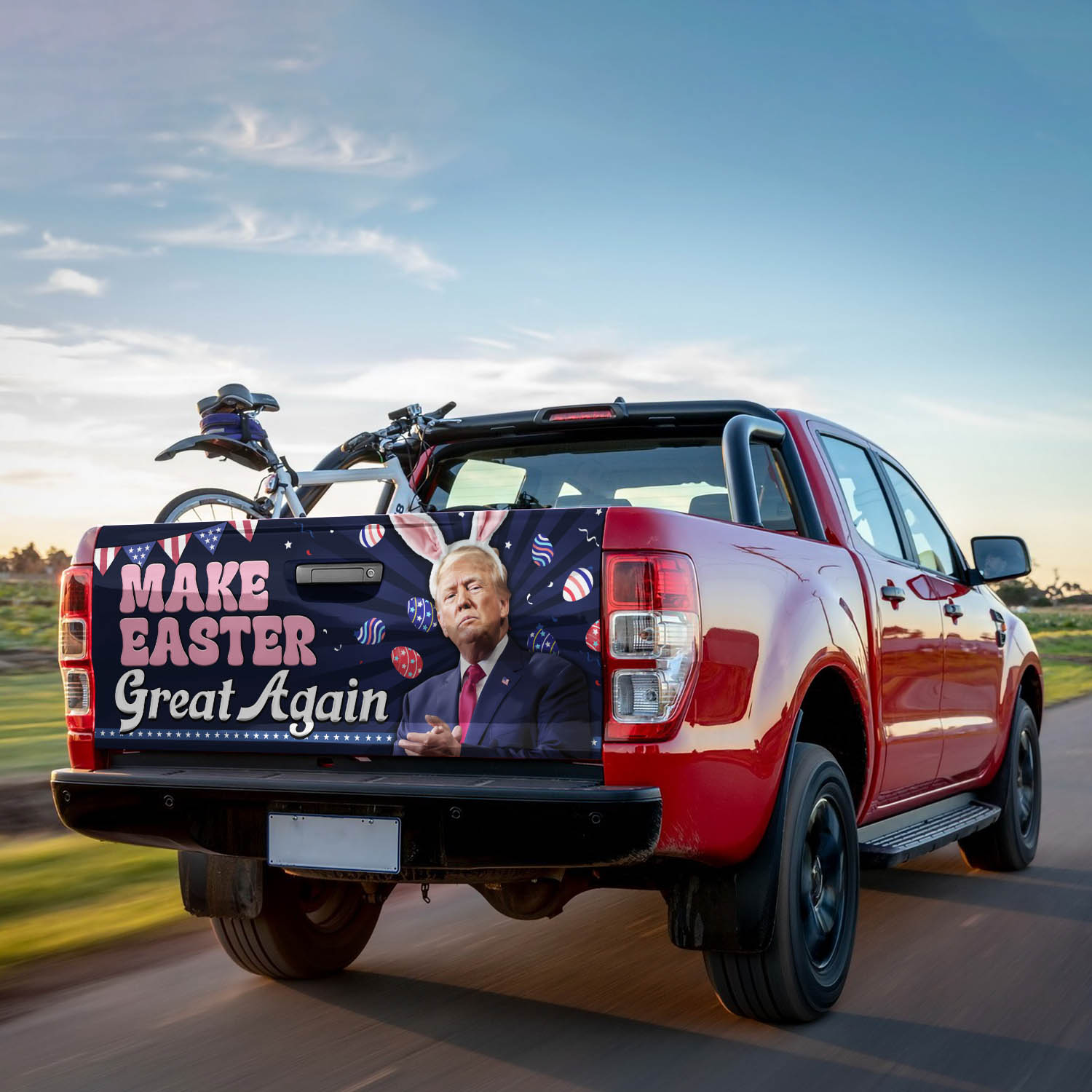 6VT. Trump Make Easter Great tailgate mk4
