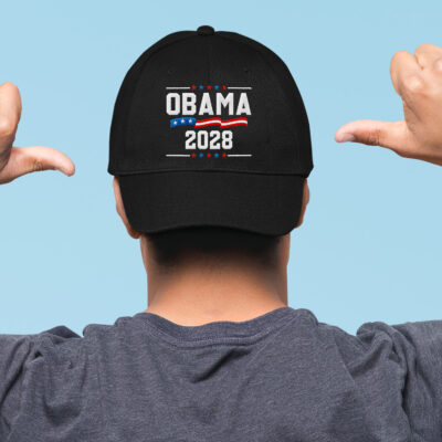 Alternative view of Obama 2028 Political Embroidered Twill Hat Adjustable Cap For Men Women - Obama For President Hat