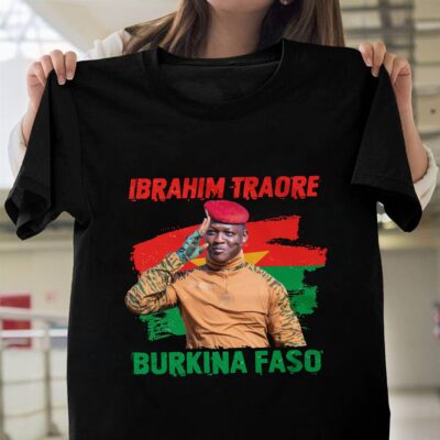 Alternative view of Burkina Faso Ibrahim Traore Thomas Sankara T-Shirt - I Stand With Ibrahim Traore Shirt