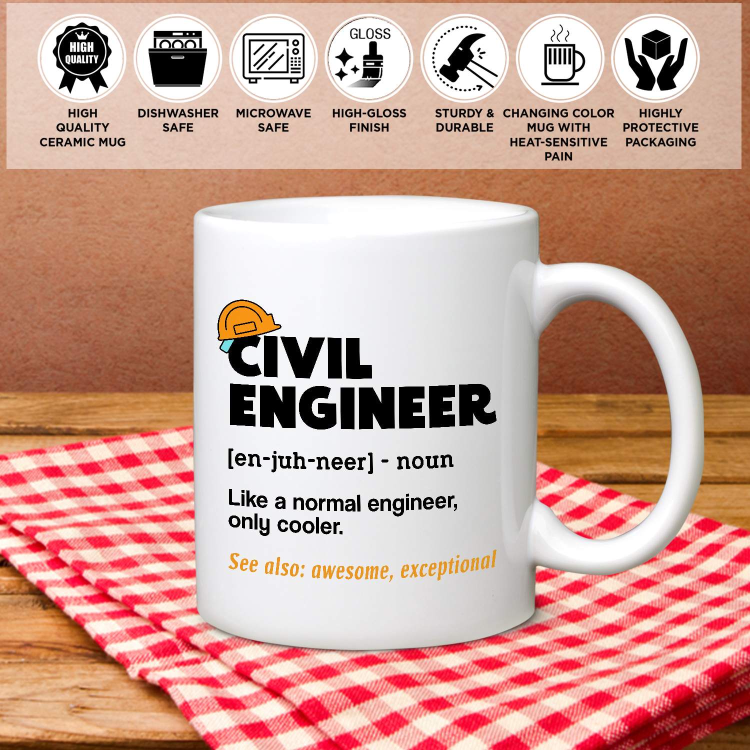 6VT. Civil Engineer mug mk8