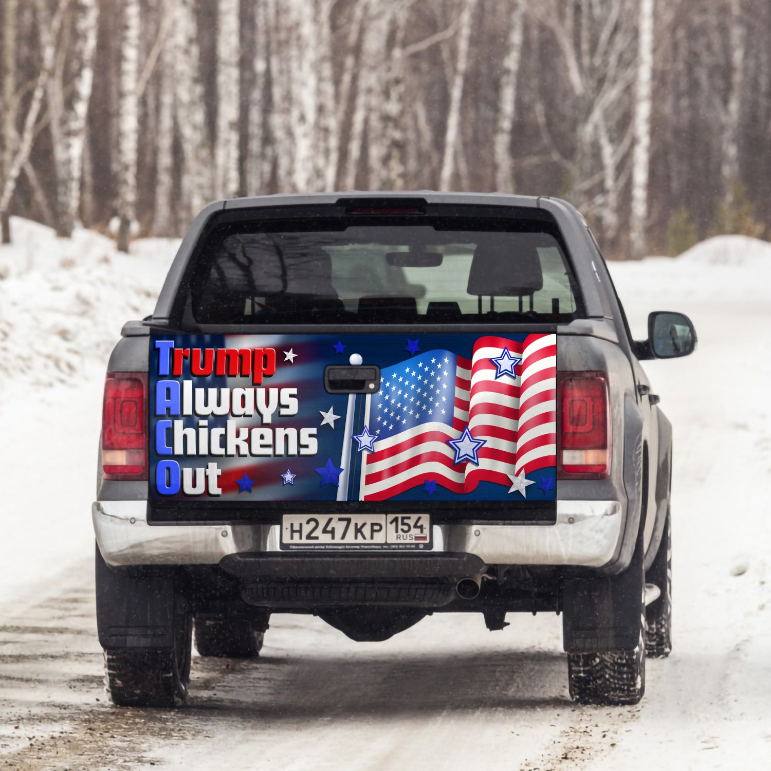 7VT. Trump Aways Chicken tailgate mk4