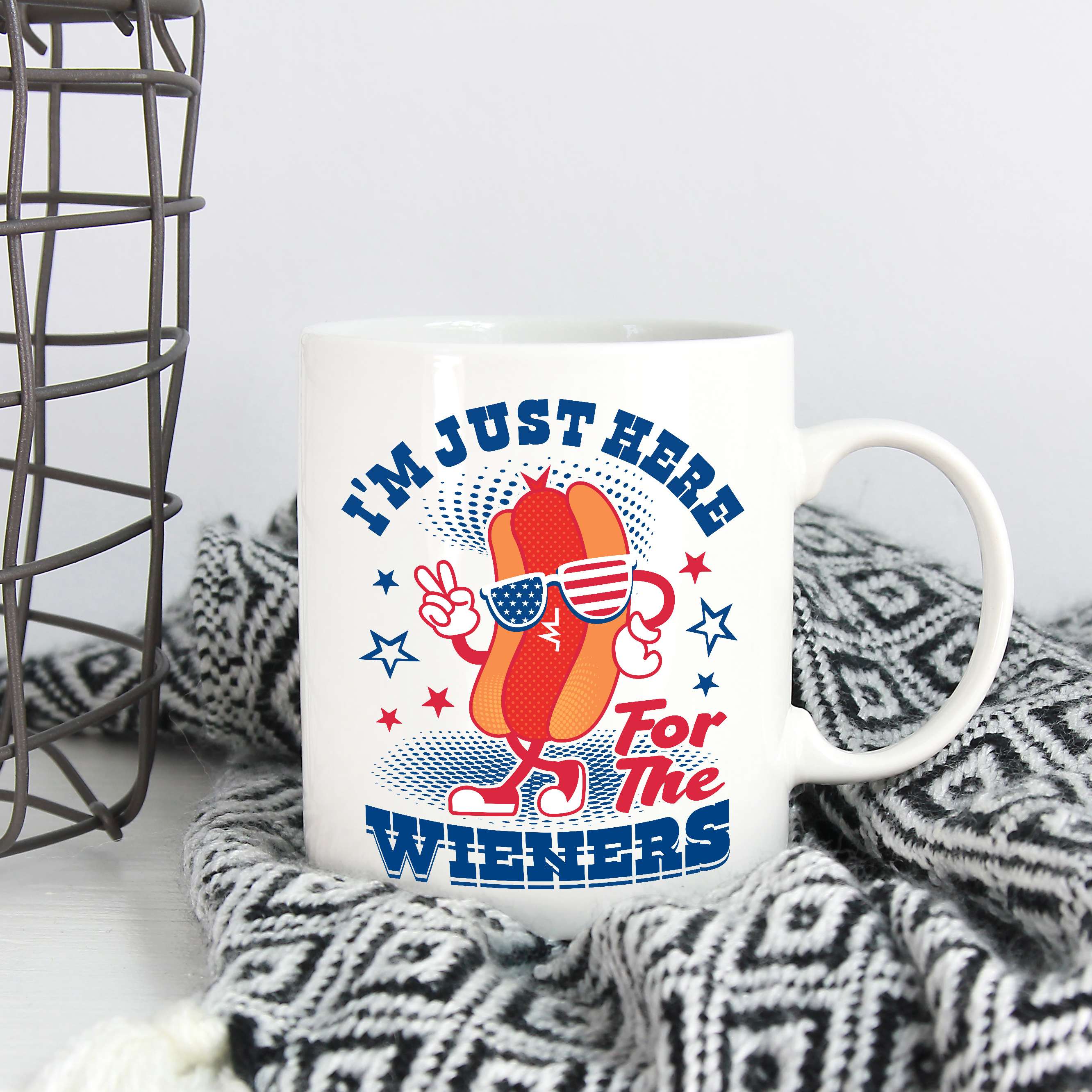 10VT. Just Here For The Wieners mug mk1