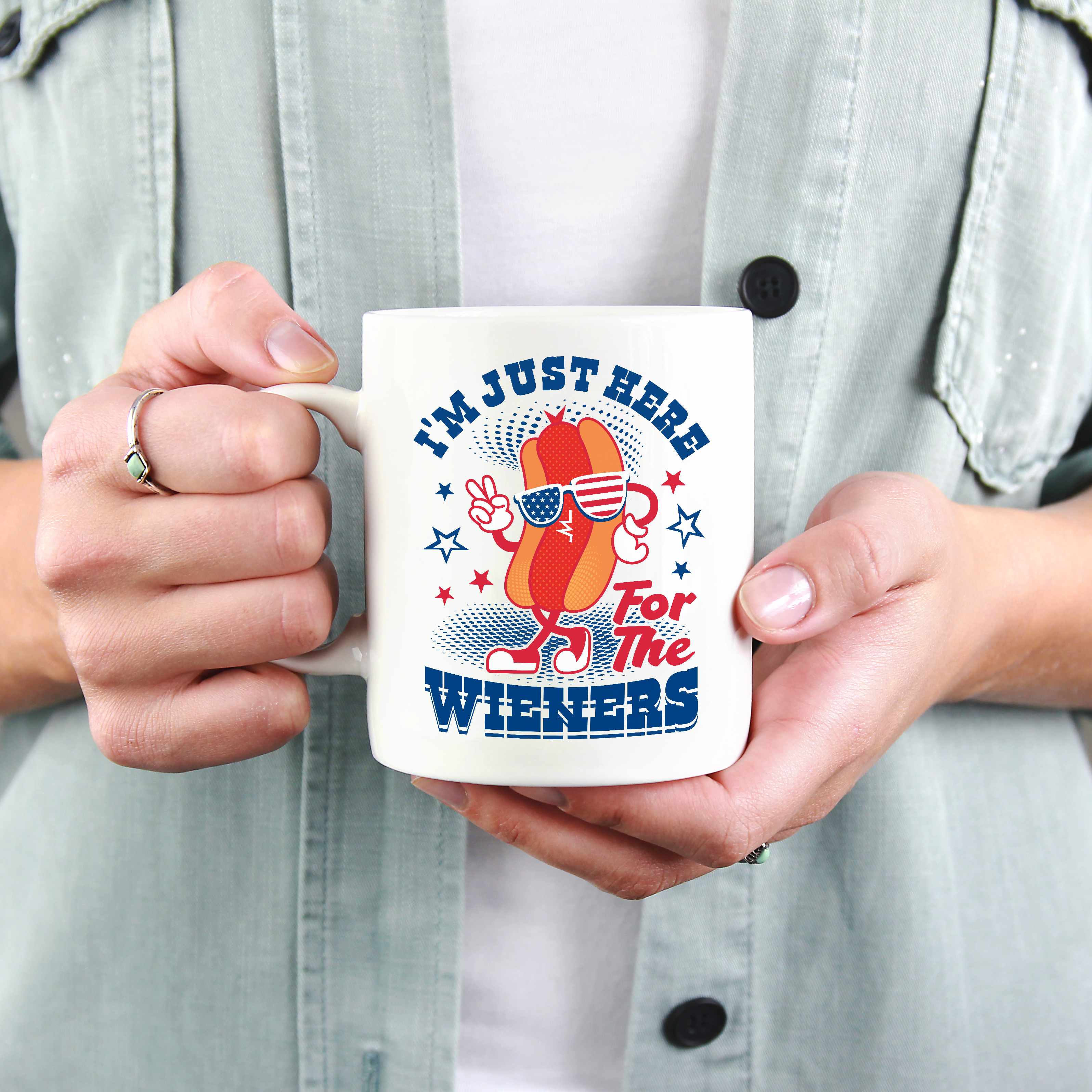 10VT. Just Here For The Wieners mug mk5