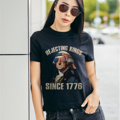 Rejecting Kings Since 1776 We The People George Washington T-Shirt