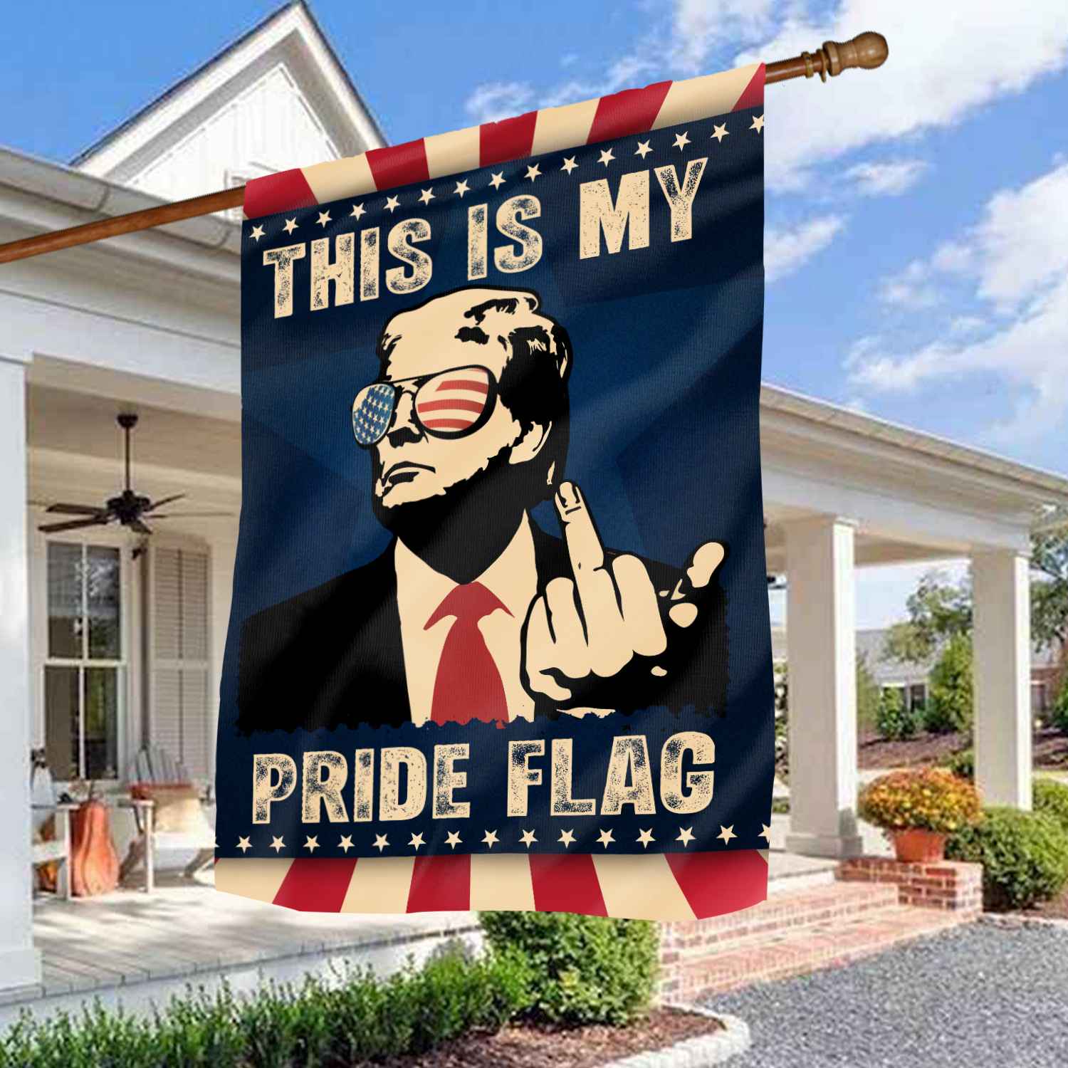 4VT. Trump My Pride Flag flag mk5
