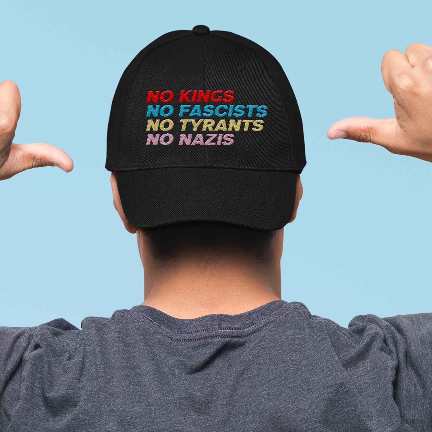 5VT. No Kings No Fascists hat mk10