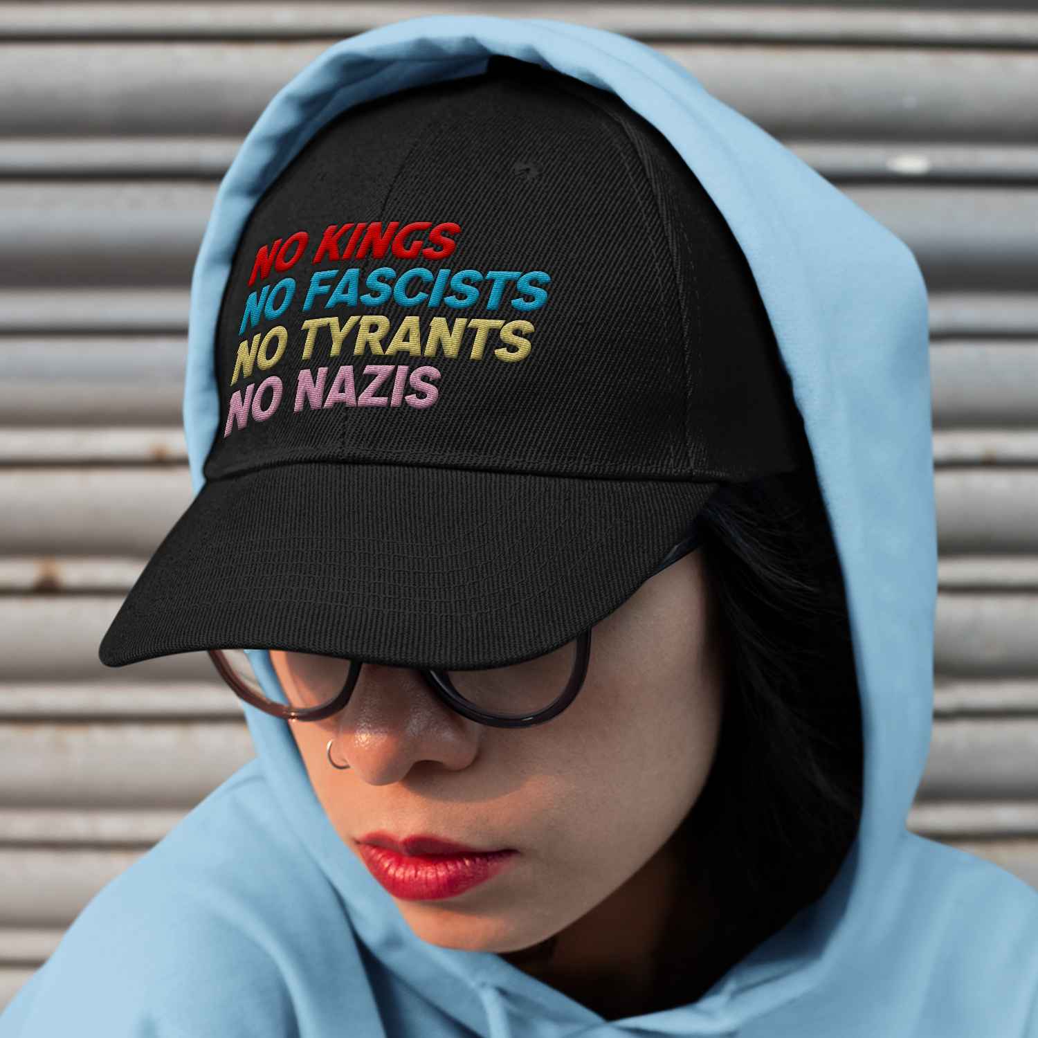 5VT. No Kings No Fascists hat mk11