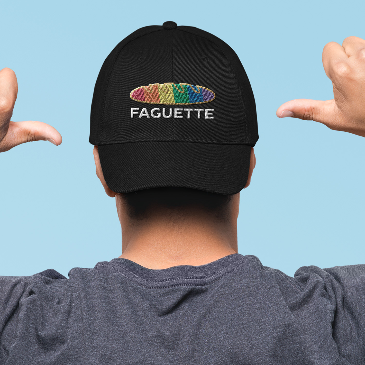 1VT. LGBT Baguette hat mk3