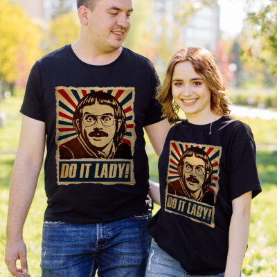 Do It Lady Funny Chit Humour Vintage Retro T-Shirt