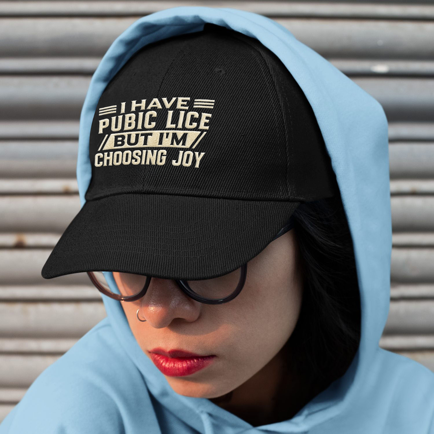 7VT. I Have Pubic Lice hat mk3