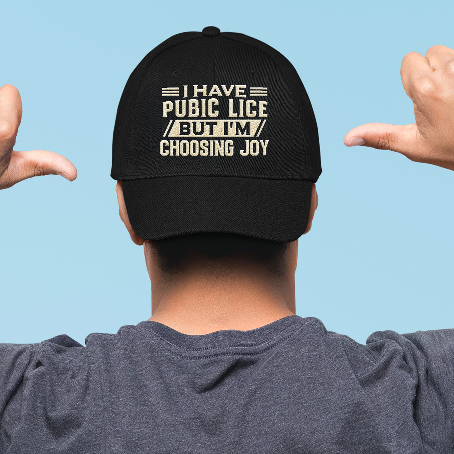 7VT. I Have Pubic Lice hat mk4