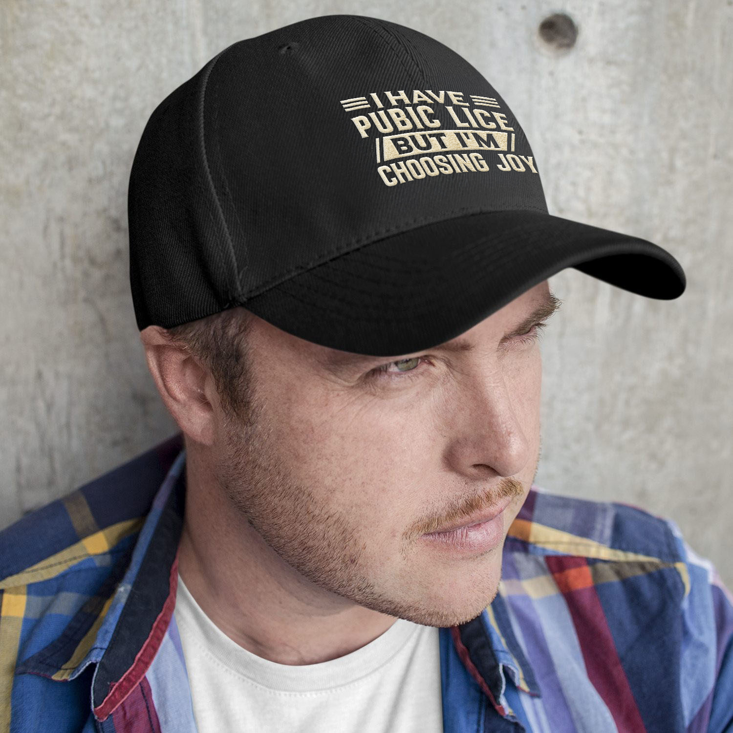 7VT. I Have Pubic Lice hat mk5