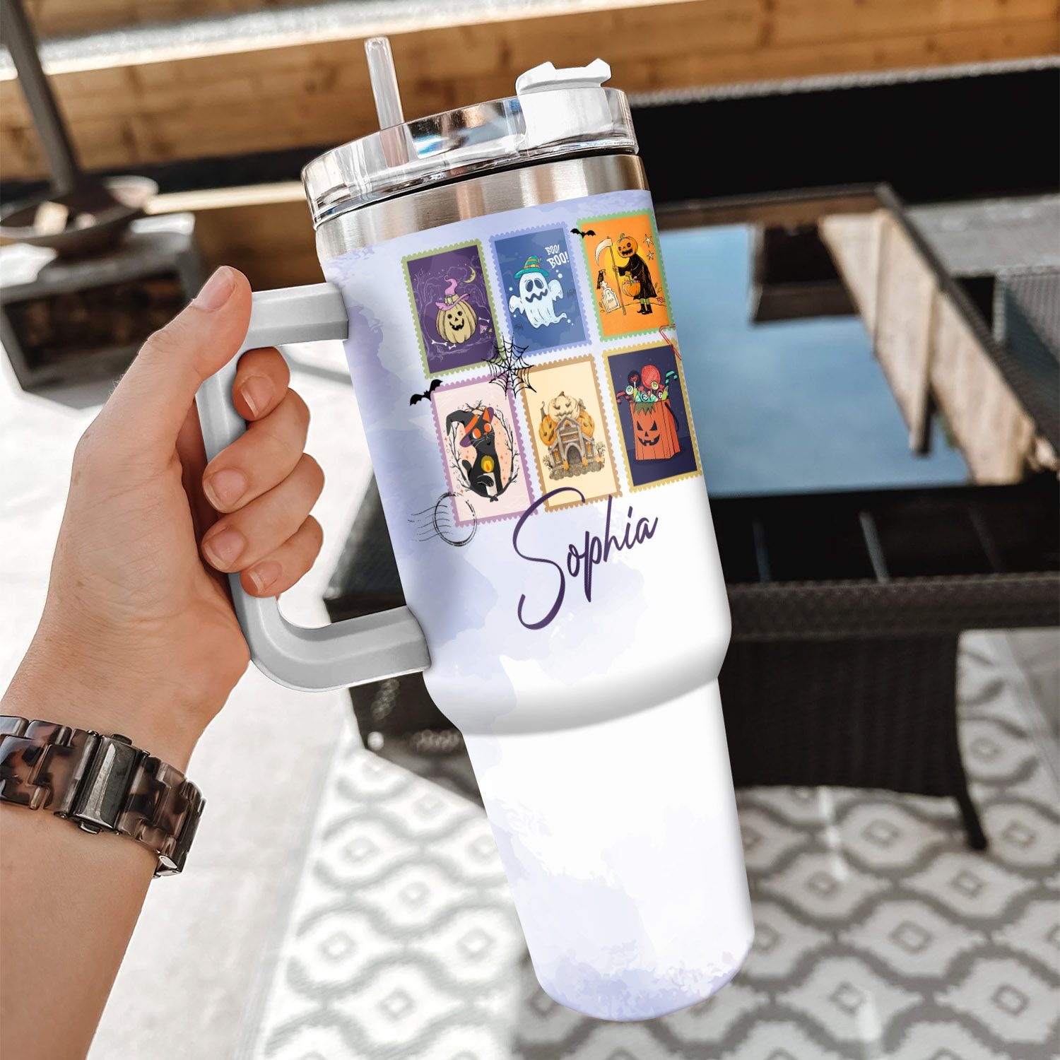 8VT. Girl Halloween Tumbler mk5