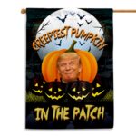 23VT. Trump Creepiest Pumpkin flag mk10