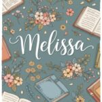 Floral Book Blanket | Reading Nook Blanket | Book Lovers Blanket | Reading Blanket Gift, White, Cozy Plush Fleece Blanket - 30x40