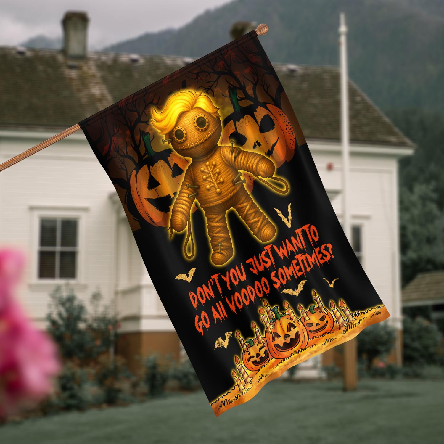 34VT. Trump Go All Voodoo flag mk6