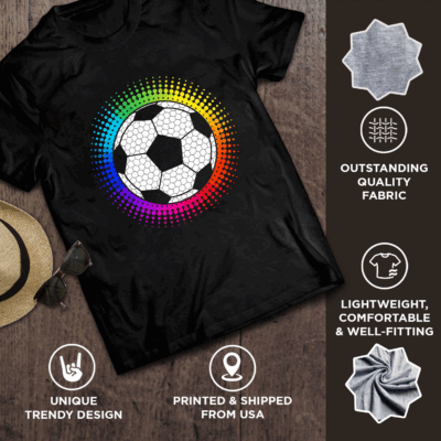 Alternative view of Polka Dot Soccer Funny Dot Day for Boys Kids T-Shirt