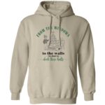 From The Windows to Walls I'm About Deck These Halls Xmas Hoodie Sweatshirt - Long Sleeve, Sand, Hoodie