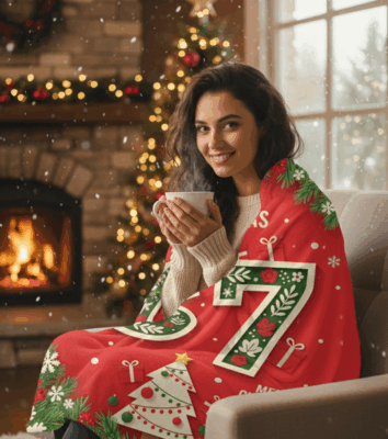 Alternative view of 67 Meme Six Seven for Kids Women Men Boys Girls Christmas Blanket