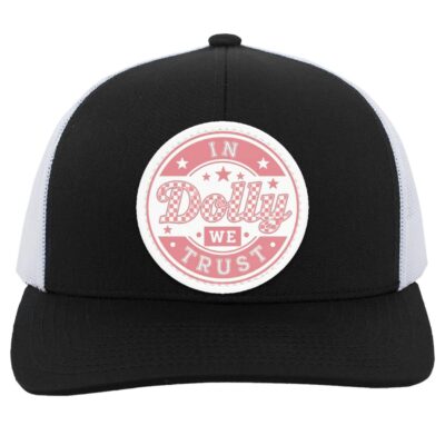 104C Trucker Snap Back, Black/White,