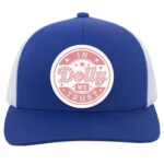 104C Trucker Snap Back, Royal/White,