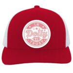 104C Trucker Snap Back, Red/White,