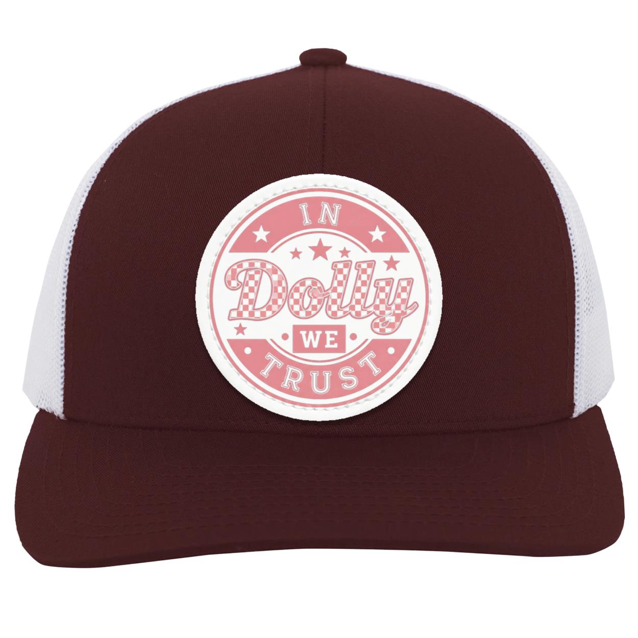 104C Trucker Snap Back, Maroon/White,