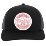 104C Trucker Snap Back, Black/Graphite,