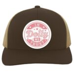 104C Trucker Snap Back, Brown/Khaki,