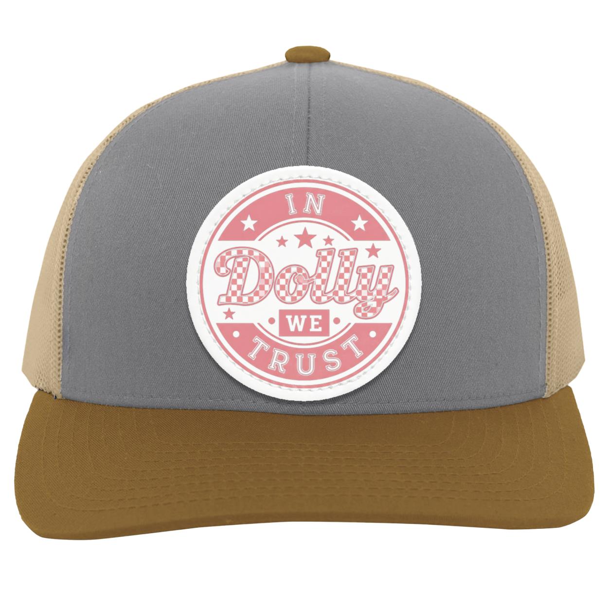 104C Trucker Snap Back, Heather/Beige/Amber,