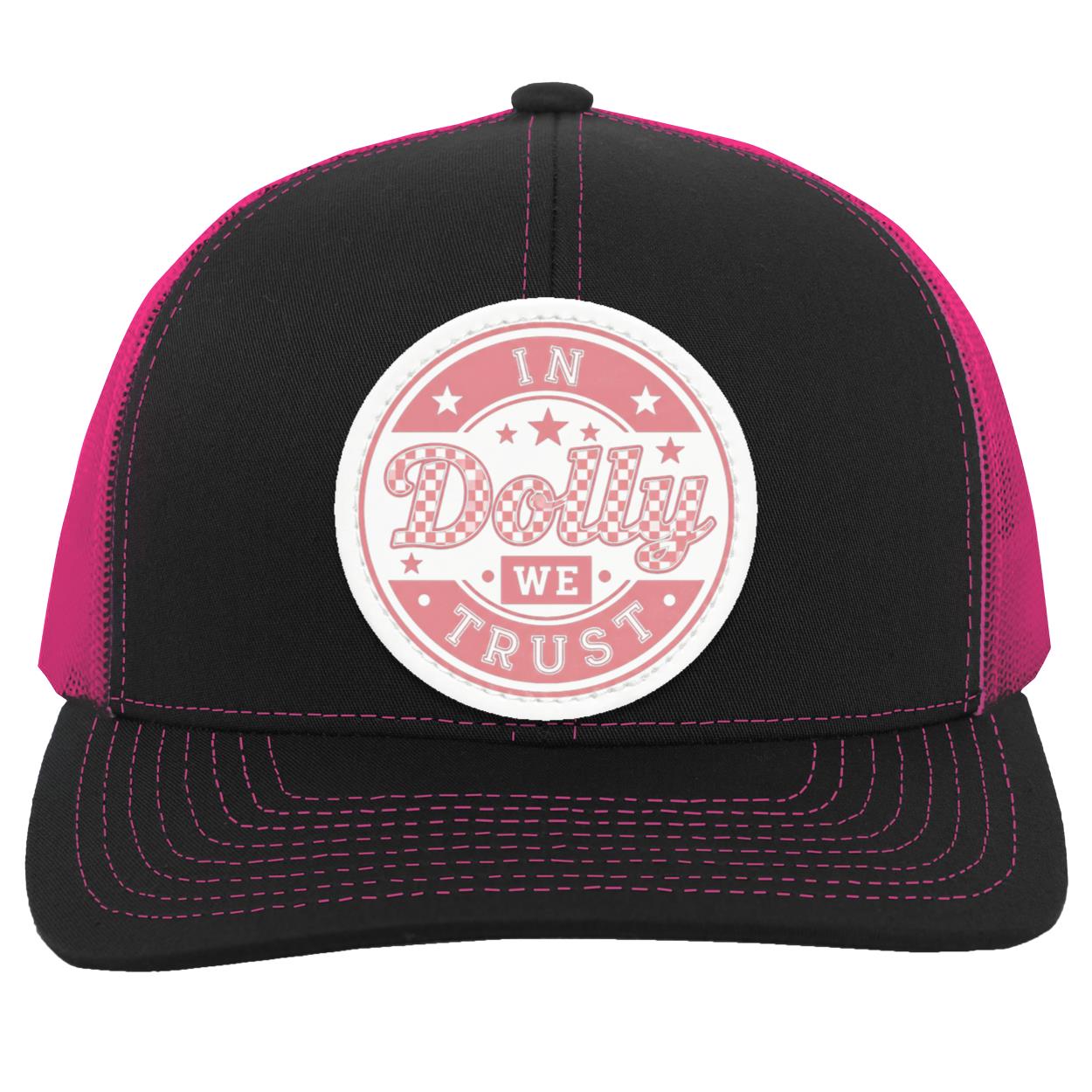 104C Trucker Snap Back, Black/Pink,