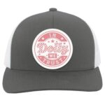 104C Trucker Snap Back, Graphite/White,