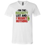 Funny Meme I Survived 67 Days of School Six Seven Christmas T-Shirt, White, V-Neck T-Shirt