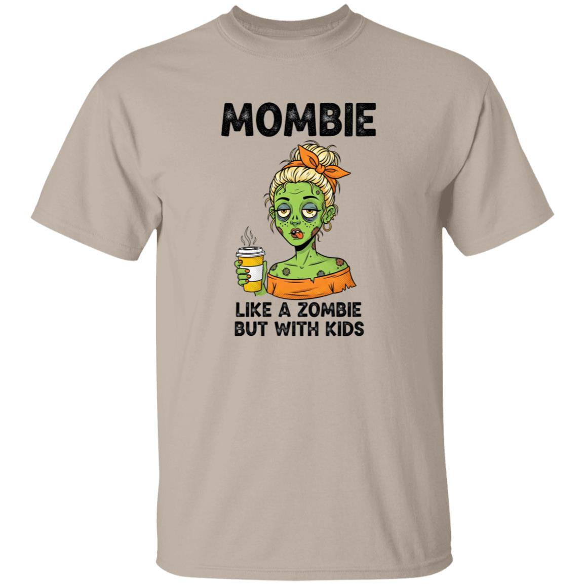 Mombie Like A Zombie But With Kids T-Shirt - Youth Shirt, Sand, Unisex T-Shirt